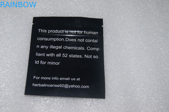 Yüksek Bariyerli Bitkisel Tütsü Ambalajları, PE Malzeme Plastik Fermuar Çanta