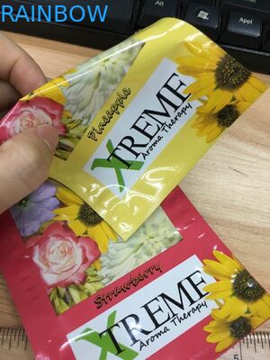 CBD Çiçek Bitkisel Tütsü Ambalajı, Sekiz Renkli Tıbbi Alüminyum Folyo Çanta