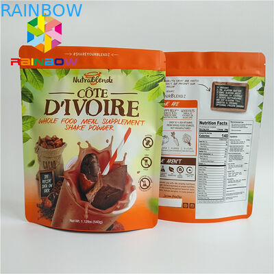 Şeker Pişirme Çerezler için Parlak Lamine Alüminyum Folyo Çanta 100mircon