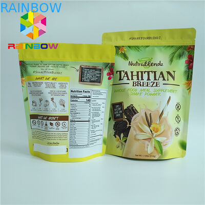 Şeker Pişirme Çerezler için Parlak Lamine Alüminyum Folyo Çanta 100mircon