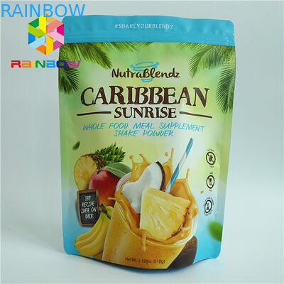 Şeker Pişirme Çerezler için Parlak Lamine Alüminyum Folyo Çanta 100mircon