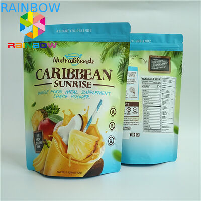 Şeker Pişirme Çerezler için Parlak Lamine Alüminyum Folyo Çanta 100mircon