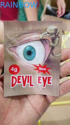 Üç Taraflı Mühür Torbası Mylar Folyo Malzemesi İpper Üstü Saplı