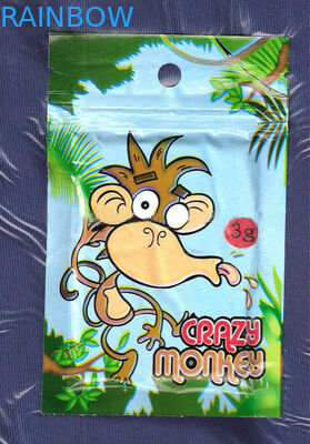 40mg Plastik Fermuar Çanta Altın Hava Damgalama - Bariyer 100 Mikron Kalınlığı