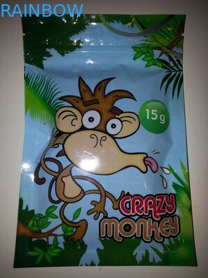 40mg Plastik Fermuar Çanta Altın Hava Damgalama - Bariyer 100 Mikron Kalınlığı