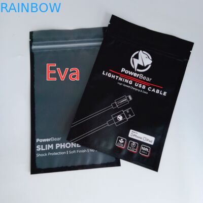 USB Duvar Araç Şarj Paketleri İçin Delikli Plastik Sızdırmaz Çanta Asma