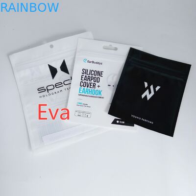 USB Duvar Araç Şarj Paketleri İçin Delikli Plastik Sızdırmaz Çanta Asma