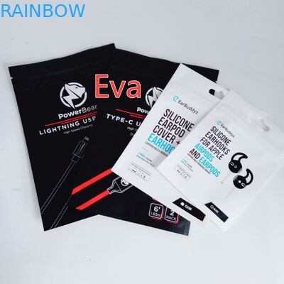 Plastik Malzeme Fermuarlı Mühür Torbaları Gravür Baskı Yüzeyleri Euro Asma Deliği ile Taşıma