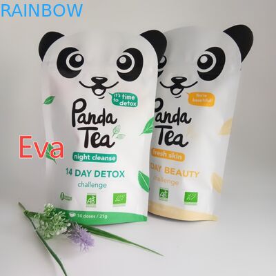 Yeniden Kapanabilir Fermuar Hayvan Yemi Ambalajı İçin Düz Alt Çanta Stand Up