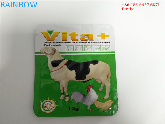 Sekiz - Yan Mühür Pet Gıda Ambalajı İçin Stand Up Çanta Torbaları Paspas Malzemesi