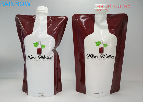 Yeniden Kullanılabilir Emzikli Kese Ambalajı Meyve Suyu İçin Plastik Sıkma Gıda Sınıfı