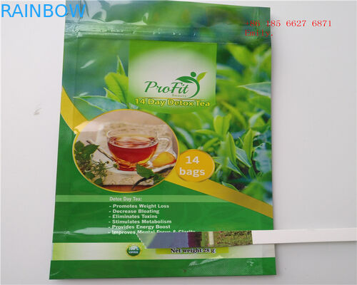 Detoks Paketleri VMPET Malzemeli Çay Poşetleri Ambalajı Koku ve Tat Yok