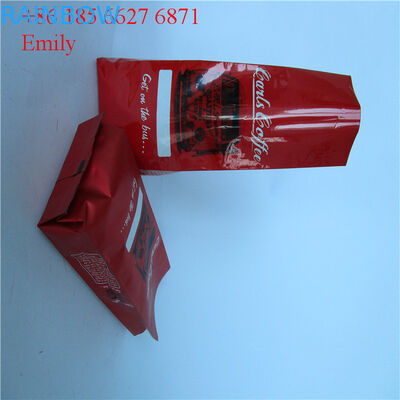 Fermuarlı Folyo Kese Ambalajı 250g 500g Gaz Alma Tek Yönlü Valfler