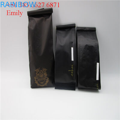 Fermuarlı Folyo Kese Ambalajı 250g 500g Gaz Alma Tek Yönlü Valfler