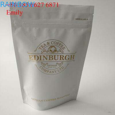 Fermuarlı Folyo Kese Ambalajı 250g 500g Gaz Alma Tek Yönlü Valfler