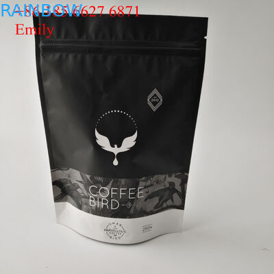 Fermuarlı Folyo Kese Ambalajı 250g 500g Gaz Alma Tek Yönlü Valfler