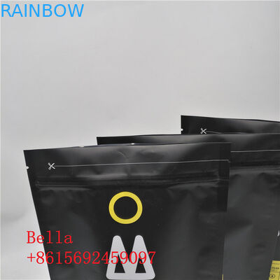 Folyo Astarlı Kraft Kağıt Kahve Torbaları Geri Dönüştürülebilir Özelleştirilmiş Kalınlık