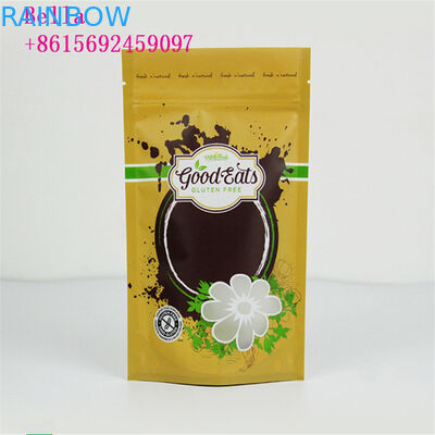 Özelleştirilmiş Baskılı Logo ile Snack / Kurutulmuş Gıda Plastik Gıda Ambalajı