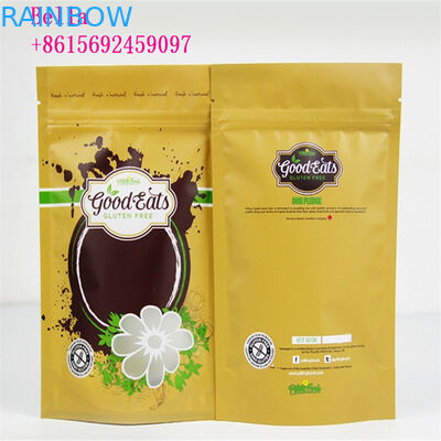 Özelleştirilmiş Baskılı Logo ile Snack / Kurutulmuş Gıda Plastik Gıda Ambalajı