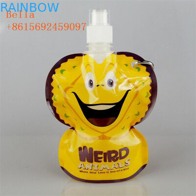 Özel baskılı şiş çantası, içkiler için tekrar kullanılabilir açık sıvı şiş çantası.