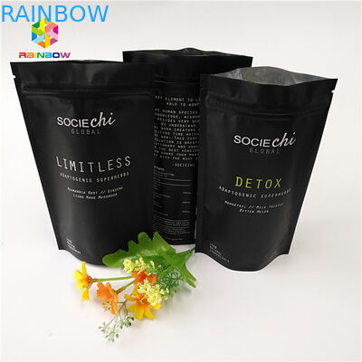 Laminasyonlu Mylar atıştırmalık torbası ambalajı, Sığır eti tozu fındığı için alüminyum folyo fermuar torbası