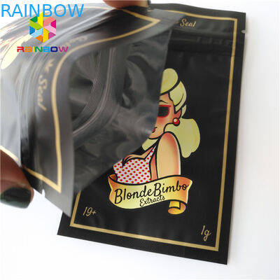 Giyim / Kız Aksesuarları İçin Üç Taraflı Mühürlü Plastik Torbalar Paketleme