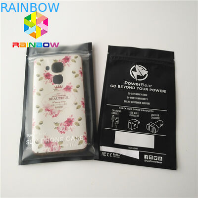 Kilitli Geri Dönüşümlü Plastik Torbalar Ambalaj, USB Özel Baskılı Stand Up Torbalar