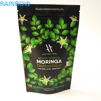 Kilitli Plastik Torbalar Ambalaj Yırtma Çentik Küçük Üç Taraflı Noni Alüminyum Paket Mühürlü