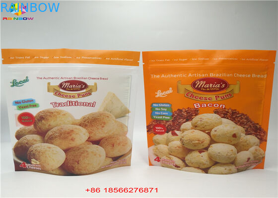 Kilitli Gözyaşı Çentikler Nem Geçirmez Stand Up Kılıfı Gün Paketi Snack Için Alüminyum Çanta