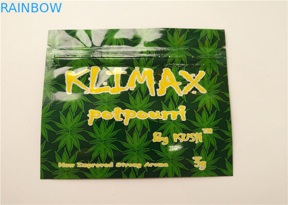 SGS Bitkisel Tütsü Ambalaj Hologram Folyo Vape Kartuşu Mini Mylar Kilitli Torbalar