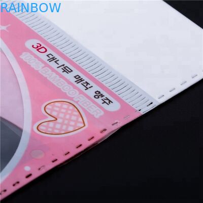 Opp / Cpp Baskı Kozmetik için Özelleştirilmiş Promosyon Ambalaj Temizle Plastik Çanta