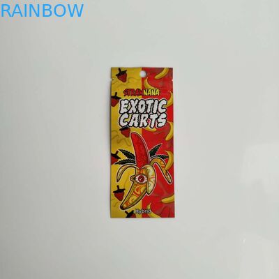 Üç Taraflı Mühürlü Plastik Torbalar Ambalaj Açılıp Kapanabilir Zip Vape Yağ Kalem Kartuş Çantası