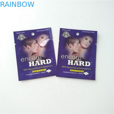 CMYK Renkli Folyo Kılıfı Ambalaj Hapı Kapsülleri Ambalaj Çantaları Mylar Kılıfı