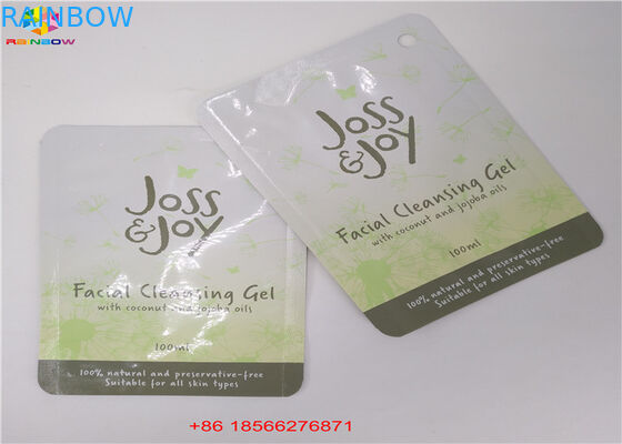 Mat Bitmiş Hologram Folyo Zip Kilit Çanta Yüz Maskesi Kozmetik Örnek Düz Kılıfı