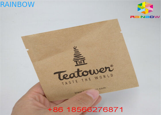 Matcha Çay Stand Up Fermuar Kılıfı Lamine Malzeme Alüminyum Folyo Geri Dönüşüm Kraft Kağıt