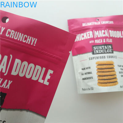 SGS Plastik Snack Bag Ambalaj Özel Logo Patates Cipsi / Bisküvi için Mylar Doypack