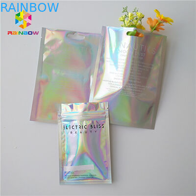 Mini Mylar Kilitli Torbalar, Mylar Gıda Ambalajları Egzotik Arabaları Vape Kartuşu Holografik