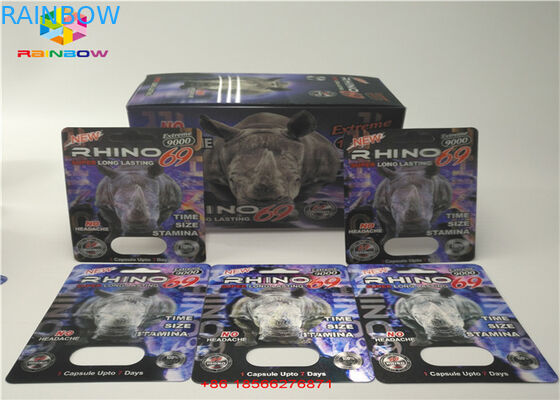 Erkek Geliştirme Blister Kartı Ambalaj Katlama Kağıdı Özel R7-5000 R7-3000