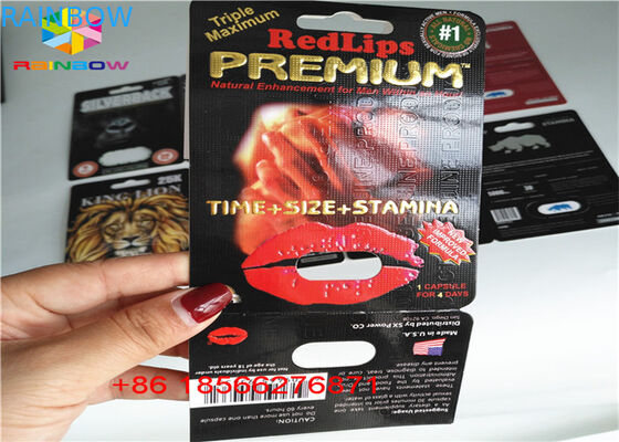 Erkek Geliştirme Blister Kartı Ambalaj Katlama Kağıdı Özel R7-5000 R7-3000