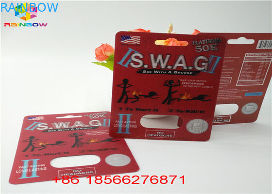 Erkek Geliştirme Blister Kartı Ambalaj Katlama Kağıdı Özel R7-5000 R7-3000