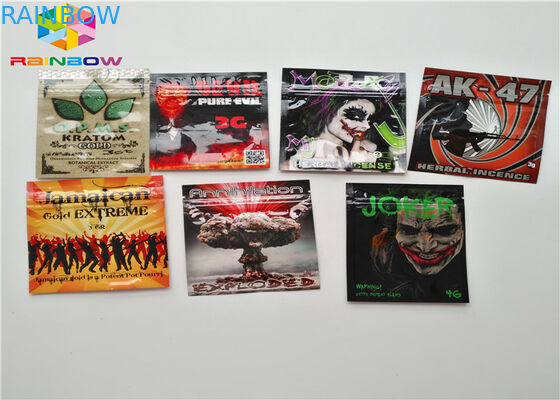 Alüminyum Folyo Zip Kilidi Plastik Torbalar Gıda Ambalaj Kılıfı Tear Notch ile Özel Boyut