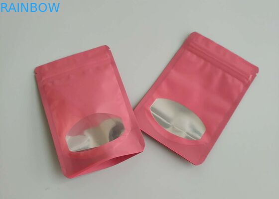 Farklı Renkler Plastik Torbalar Açıkça Pencereli Ambalaj Çikolata Meyve Şeker Torbaları