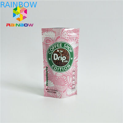 Lamine Malzeme Plastik Torbalar Paketleme Kilitli Tek Yönlü Valfli Çanta Stand Up