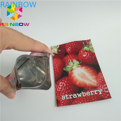 Koku Korumalı Plastik Torba Ambalaj Açılıp Kapanabilir Kilitli Mylar Kılıfı CBD Kenevir Ot Ambalaj