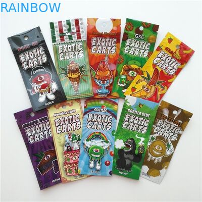 Sepet Egzotik Plastik Torbalar Ambalaj Zip Kilit Çantası Mylar Tipi Özel Baskı