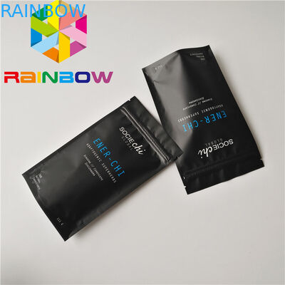 Gıda Sınıfı Malzeme Stand Up Fermuarlı Kese Konisi Folyo Astarlı Moringa Toz Torbası Şeklinde