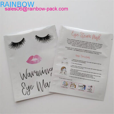 Çevre Dostu Kozmetik Kompakt Ambalaj Yüz Maskesi Poşet Çözümü Cilt Bakım Çantaları