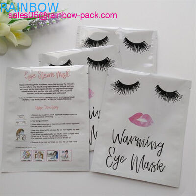 Çevre Dostu Kozmetik Kompakt Ambalaj Yüz Maskesi Poşet Çözümü Cilt Bakım Çantaları