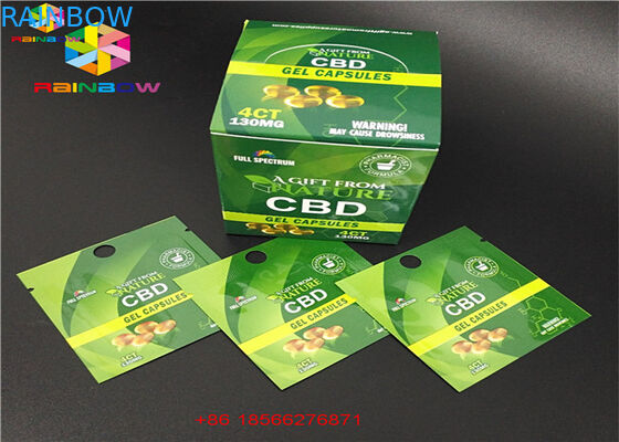 CBD GUMMIES plastik ambalaj pencere ile lamine alüminyum poşet çanta ısı mühür gıda zip kılıfı folyo poli çanta