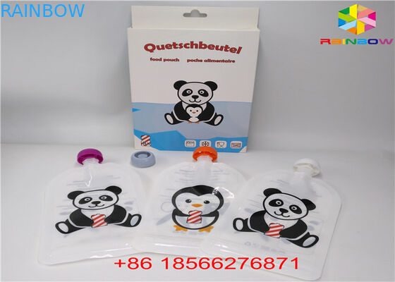 FDA / SGS Bacalı Çanta Ambalaj Alüminyum Folyo Sıvı Yiyecek / İçecek İçin Çanta Stand Up